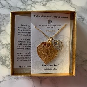 Brand New Real Quaking Aspen Necklace